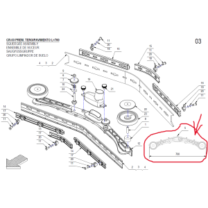 Racleta de aspirare complet echipata pentru IMX 50 - imagine 2