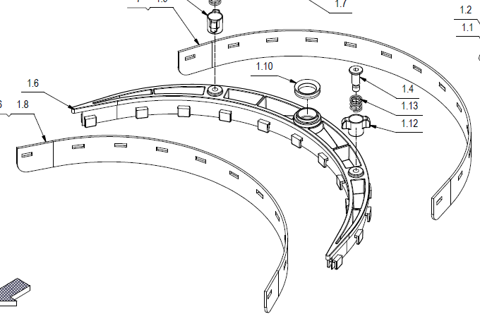 Set garnituri sistem aspirare Fimap Genie XS - imagine 3
